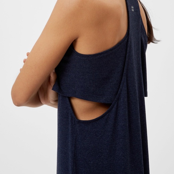 Sweaty Betty Holistic Dress in Beetle Green - Picture 5 of 7